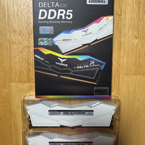 팀그룹 T-Force DDR5 6000 64GB (32Gx2) 화이트 램 이미지