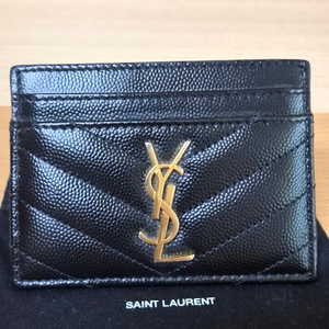 입생로랑 생로랑 카드지갑/지갑 금장 정품S급(감정O)구찌프라다루이비통디올고야드샤넬셀린느보테가생로랑발렌시아가버버리가방 이미지