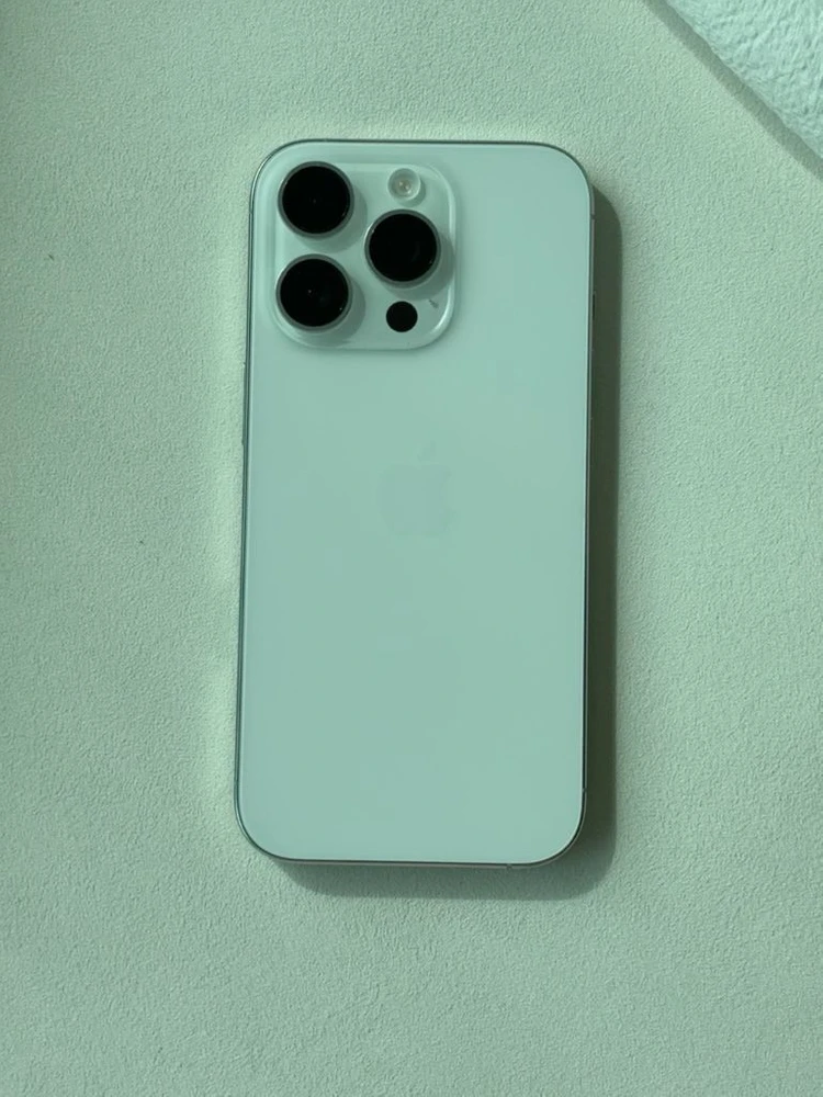 아이폰 16 Pro 256GB 화이트티타늄 배터리 91% 판매합니다 이미지