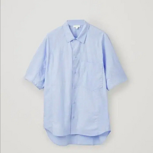 cos 오버사이즈 코튼 반팔 셔츠 M size 이미지