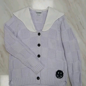 [이태리 정품 여성 XS] GANNI 가니 니트 자켓 가디건 한섬 타임 시스템 아미 꼼데가르송 폴로 랄프로렌 랑방 이미지