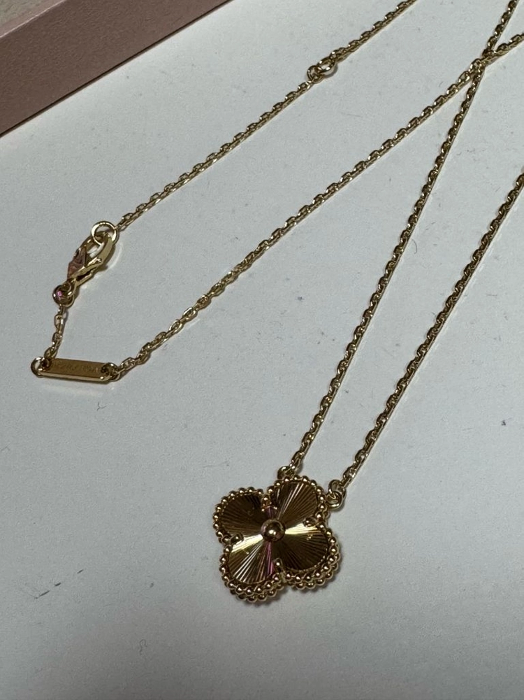 기요세 목걸이 빈티지 알함브라 18k 목걸이 일대일 제작 싸게 팝니다 이미지