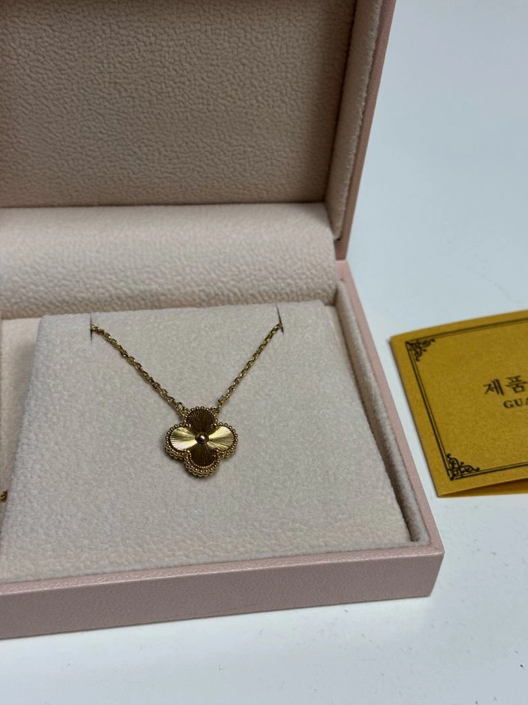 기요세 목걸이 빈티지 알함브라 18k 목걸이 일대일 제작 싸게 팝니다 이미지