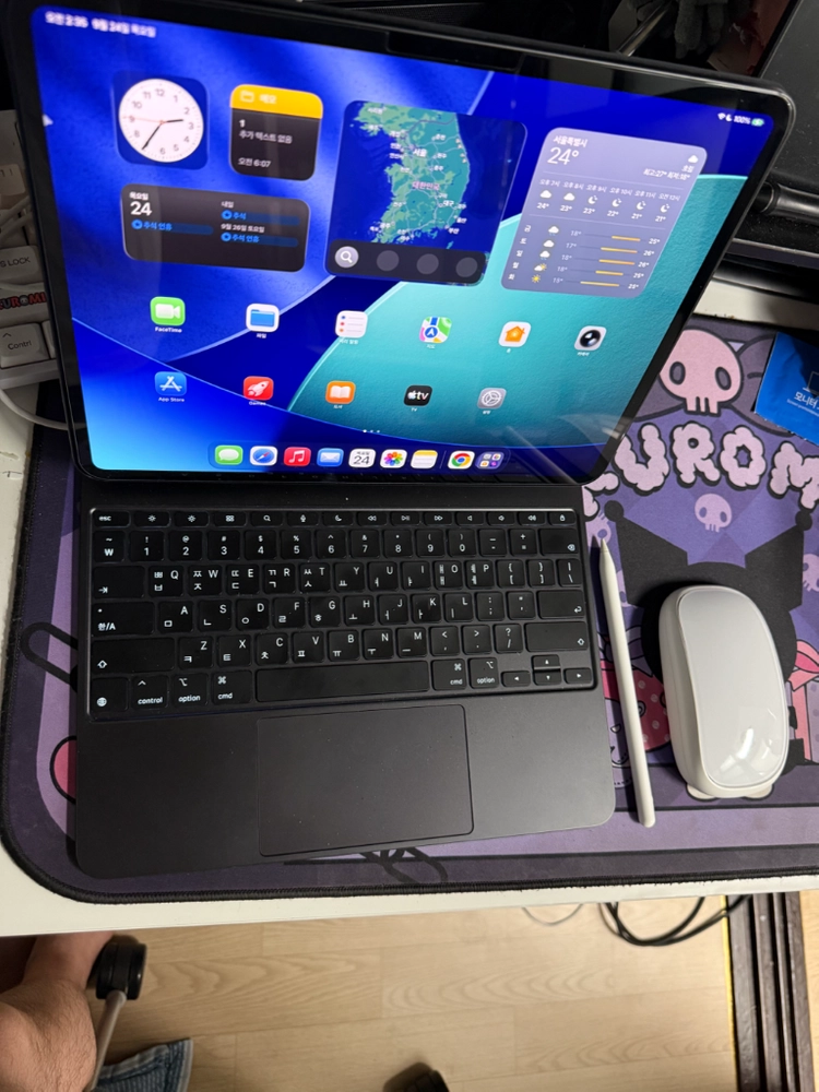 아이패드 프로 m5 13인치 256GB 셀룰러 팝니다 매직키보드 펜슬 마우스 풀구성 - 안심되는 중고거래