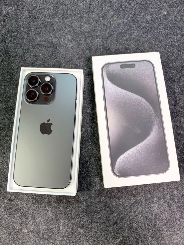 아이폰15pro 블랙 티타늄 512GB 이미지