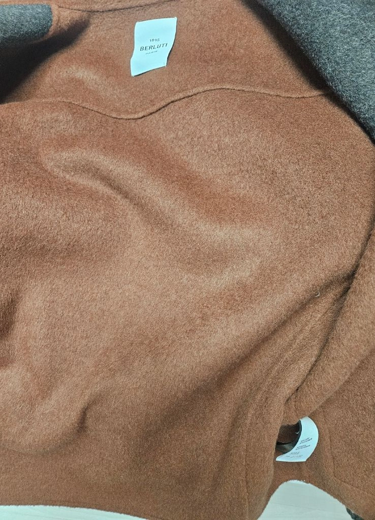 벨루티 컬러블록 울 블루종 자켓(새상품급) 이미지
