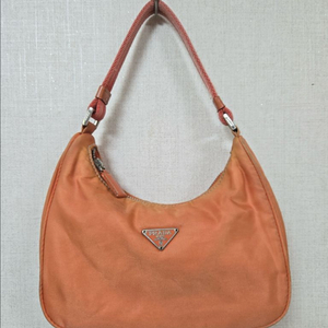 PRADA 프라다 오렌지 나일론 호보백 토트백 가방 이미지