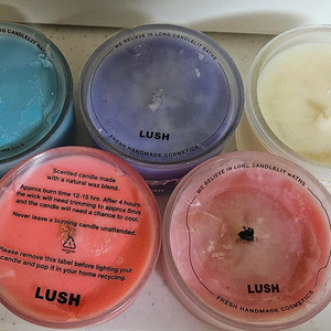 러쉬 LUSH 향초 캔들 5종 일괄 판매 이미지
