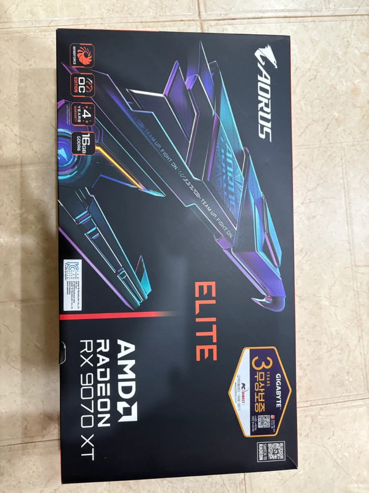 9070 XT 어로스 엘리트 - 안심되는 중고거래