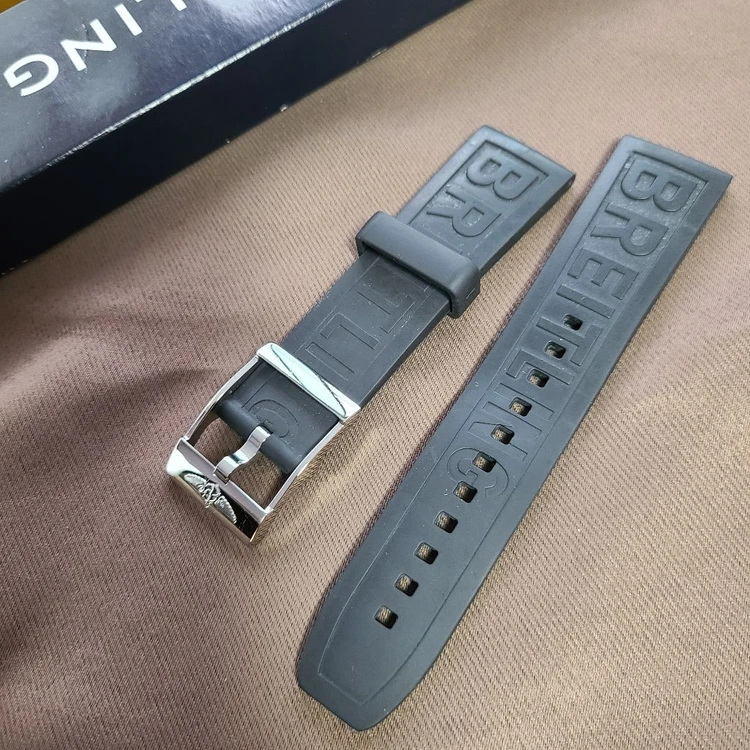 브라이틀링 러버밴드 유광 버클 22-20mm (슈퍼오션) 이미지