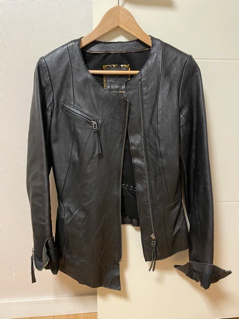 Top shop 리얼 가죽자켓 이미지