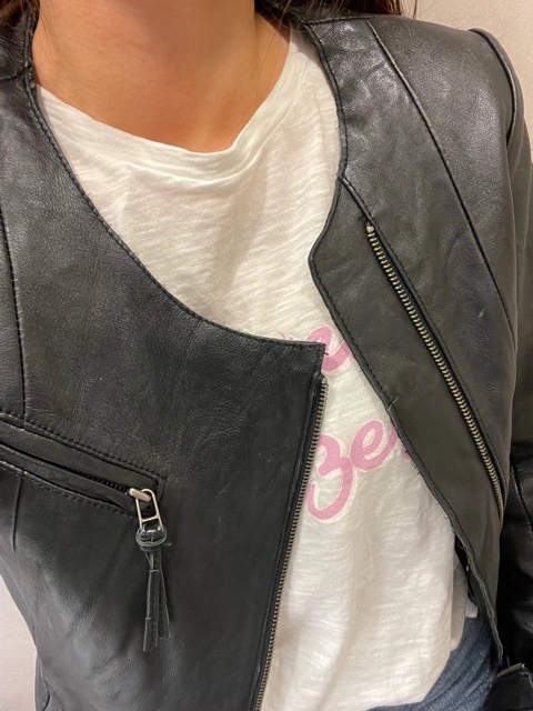 Top shop 리얼 가죽자켓 이미지