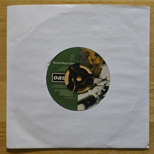 LP 레코드 oasis 오아시스 - Some Might Say 7인치 영국반 이미지