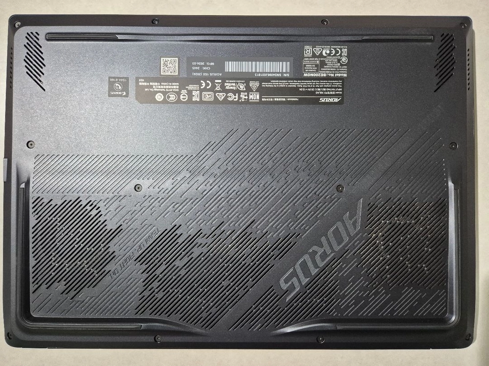 게이밍 노트북 기가바이트 Aorus 16X(14900HX/RTX 4070/DDR5 32GB) 이미지