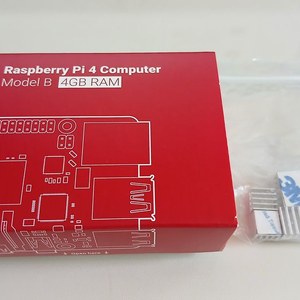라즈베리파이4 ModelB 4GB램 + 방열판 + MicroSD32GB 이미지