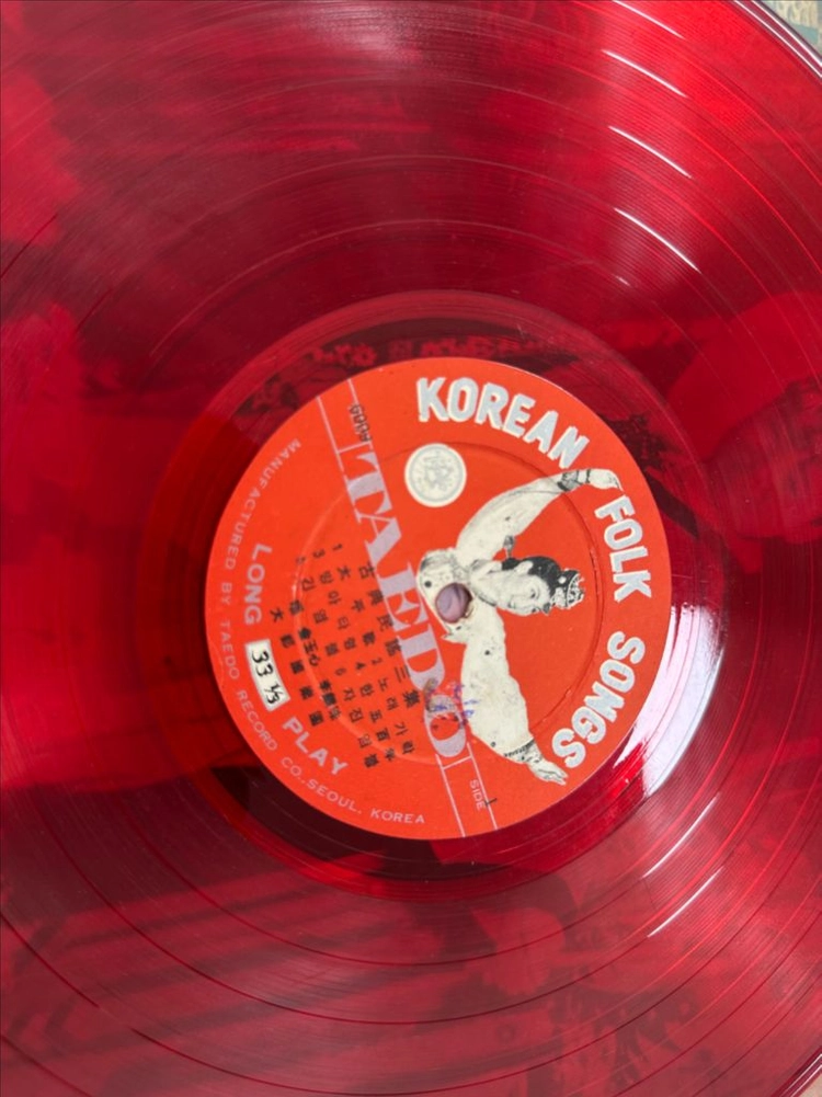 완전 초휘귀 고전민요 3집 - 태평가/노래가락/오백년/적벽가 초희귀 적색 반투명 칼라반 LP 팝니다 이미지