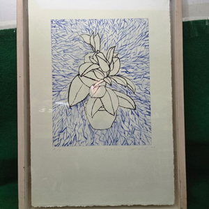 AP친필사인)서연순 작가 오리지널 판화 액자 (2006년)작 이미지