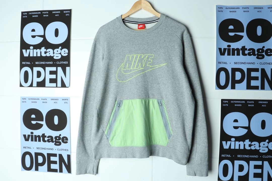 (L-XL) 나이키 맨투맨 티셔츠 테크팩 아노락 기모 이미지