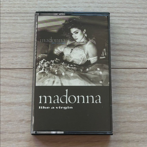 마돈나 MADONNA Like A Virgin 라이크 어 버진 카세트 테이프 미국 컬럼비아 하우스 라이센스 음반 이미지