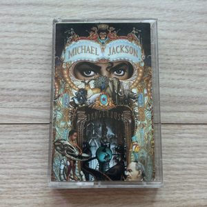 마이클 잭슨 MICHAEL JACKSON Dangerous 덴저러스 카세트 테이프 미국 초판 앨범 음반 이미지