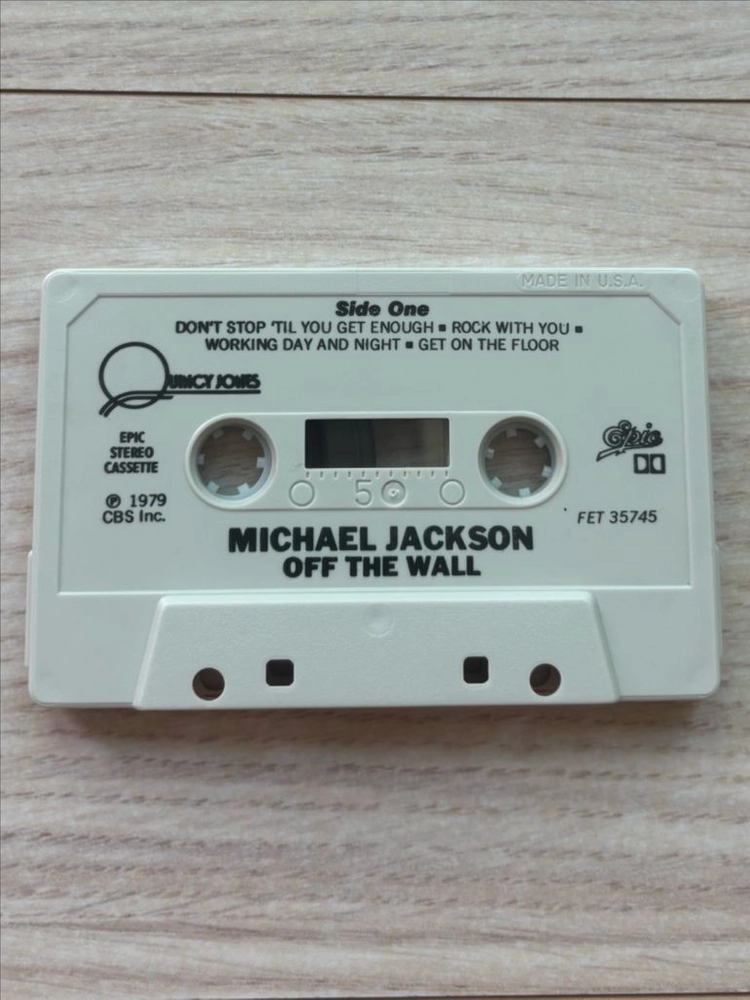 마이클 잭슨 MICHAEL JACKSON Off The Wall 오프 더 월 카세트 테이프 미국반 음반 앨범 이미지