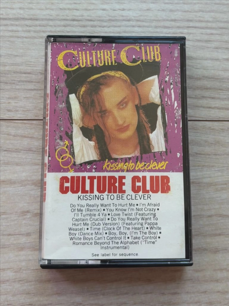 컬처 클럽 CULTURE CLUB Kissing to Be Clever 키싱 투 비 클레버 카세트 테이프 미국 초판 이미지