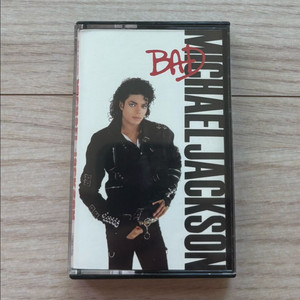 마이클 잭슨 MICHAEL JACKSON Bad 배드 카세트 테이프 미국 초판 앨범 음반 이미지