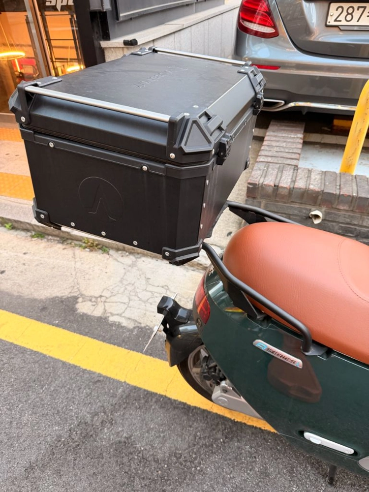 오토바이 탑박스60L + 짐대 블루샤크R1 사용 - 안심되는 중고거래
