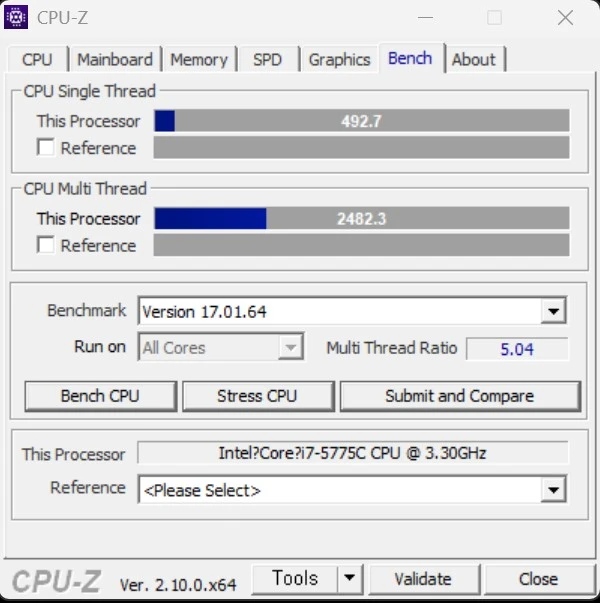 i7 5775C + Z97X UD5H 보드 + DDR3 16G 램 세트 이미지
