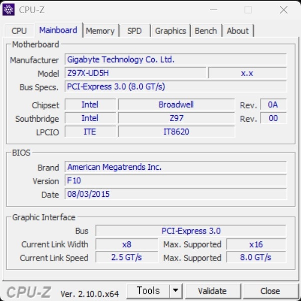 i7 5775C + Z97X UD5H 보드 + DDR3 16G 램 세트 이미지
