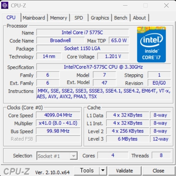 i7 5775C + Z97X UD5H 보드 + DDR3 16G 램 세트 이미지