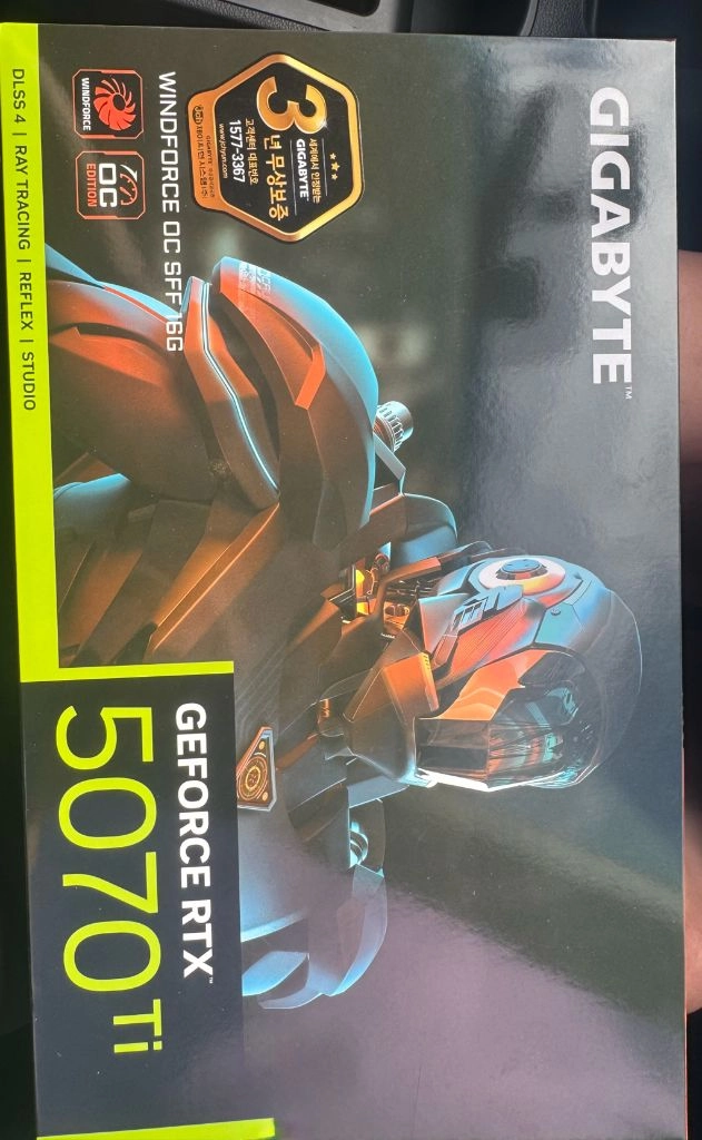 (새상품) 기가바이트 지포스 RTX 5070TI WINDFORCE OC SFF D7 16GB - 안심되는 중고거래