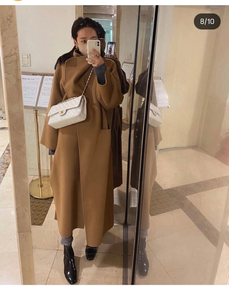 토템 캐시미어 코트 XS. (식스앤어하프 가죽자켓 교환가능) 이미지