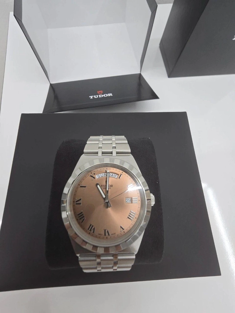튜더 로얄 38mm 살몬 다이얼 풀박스 이미지