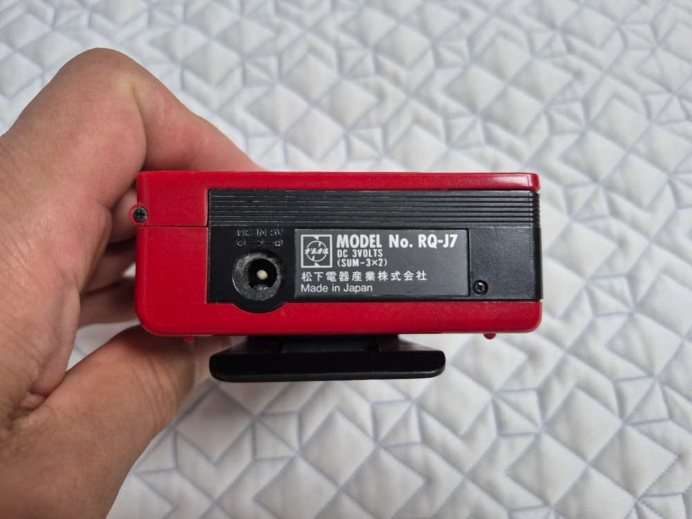 NATIONAL RQ-J7 RED색상 정크기기 판매합니다. 이미지