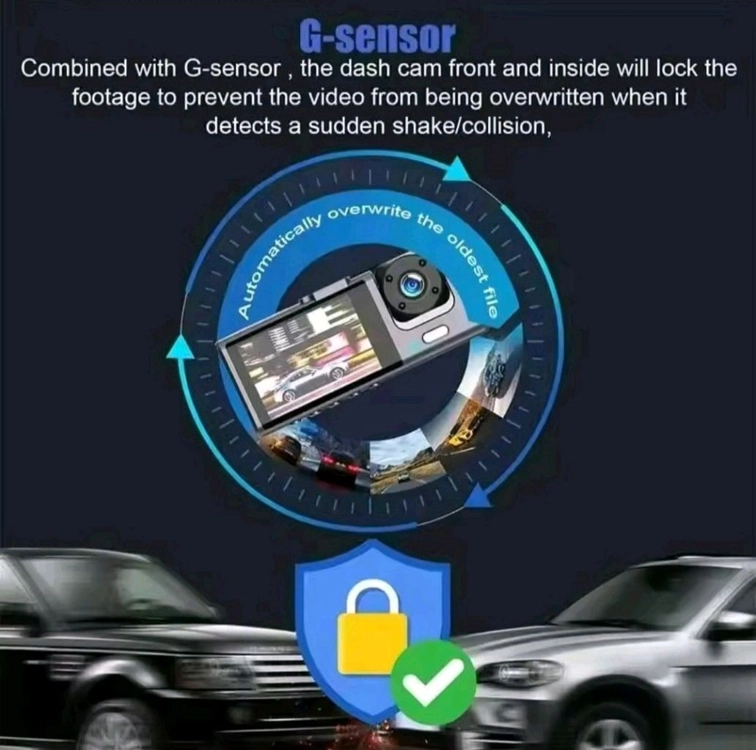 새상품) wifi 3채널 블랙박스 C타입-시거잭 한글(SD64G+6in1리더기 포함) 이미지