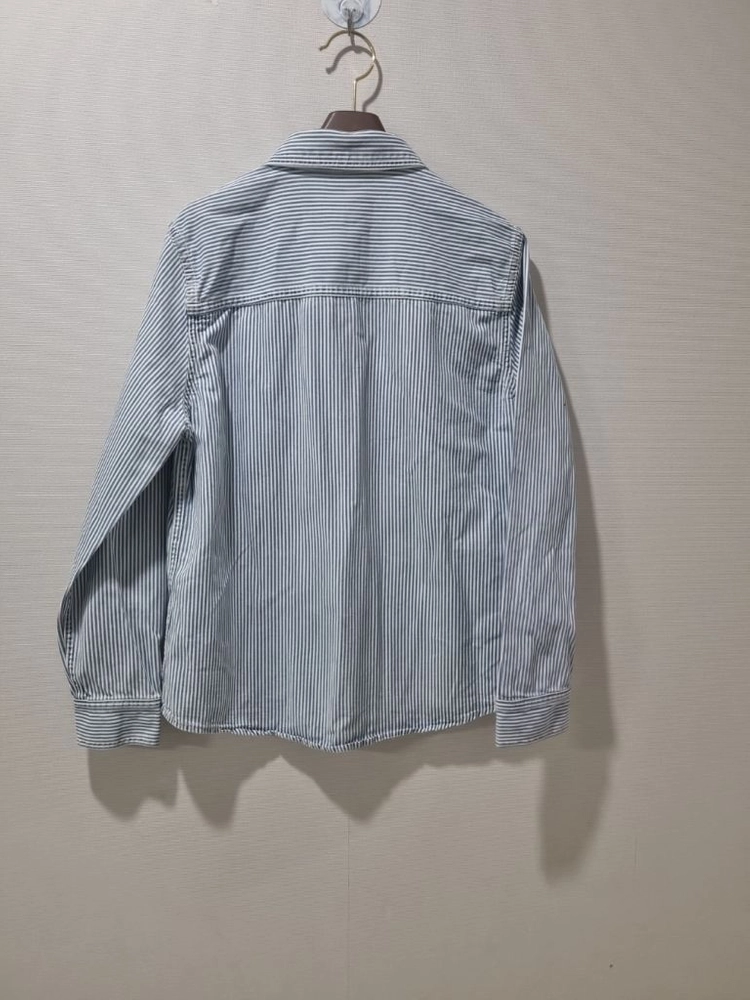 A.P.C. 아페쎄 스트라이프 코튼 셔츠 S 이미지