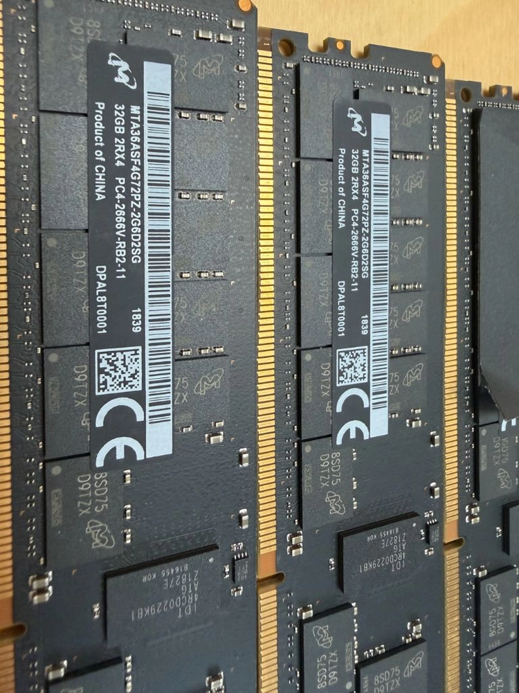 마이크론 서버용 램 판매합니다 DDR4-2666V (PC4-21300). - 안심되는 중고거래