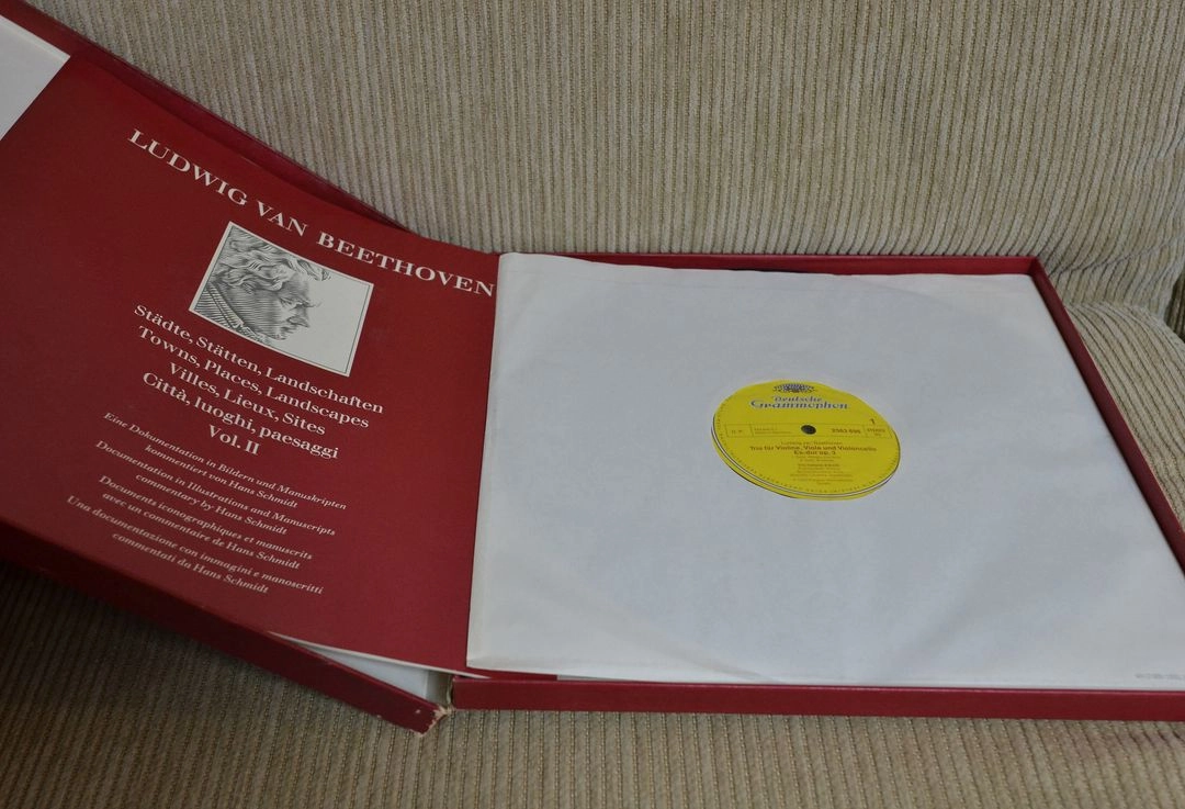 베토벤 현악3중주 LP Trio Italiano 3중주단 DG(독일 원반) 3장 박스본 (인하) 이미지