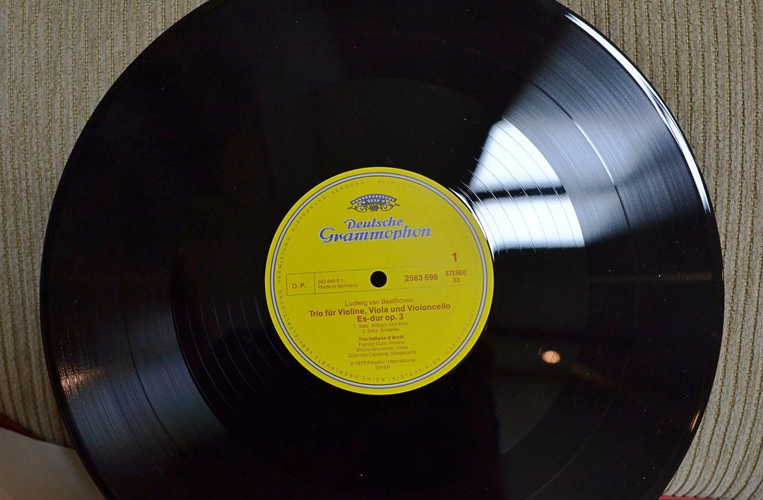 베토벤 현악3중주 LP Trio Italiano 3중주단 DG(독일 원반) 3장 박스본 (인하) 이미지