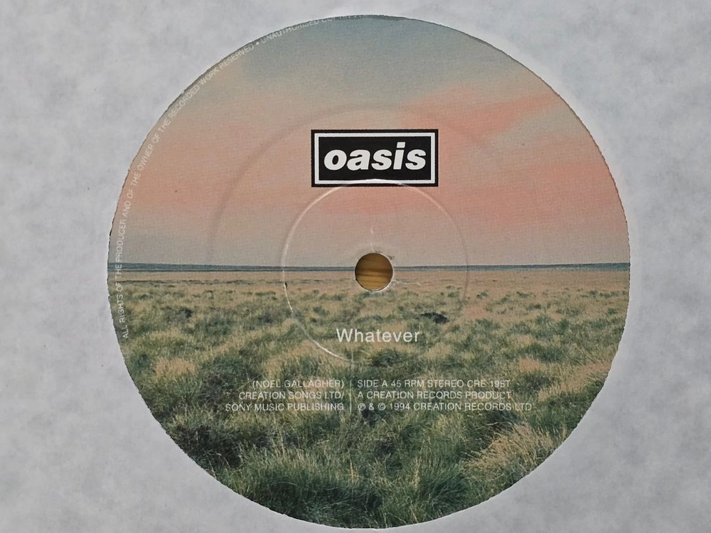 LP 레코드 oasis 오아시스 - Whatever 12인치 영국반 이미지