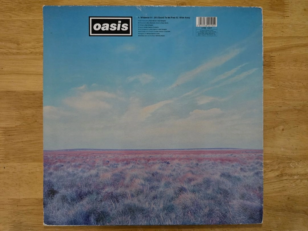 LP 레코드 oasis 오아시스 - Whatever 12인치 영국반 이미지
