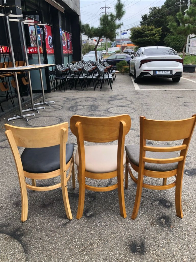 카페 식당의자 3종류 이미지