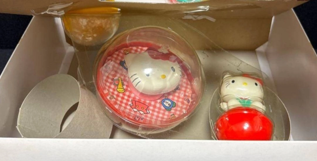베이비키티아기장난감선물세트오뚜기키티아기딸랑이 이미지