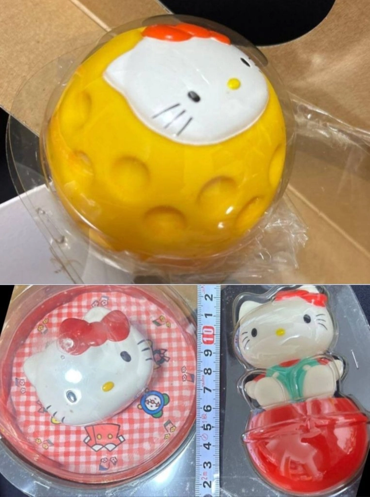 베이비키티아기장난감선물세트오뚜기키티아기딸랑이 이미지