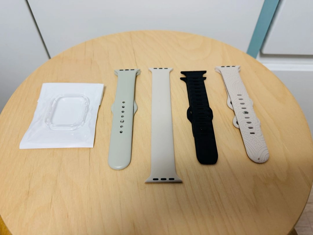 애플워치11 셀룰러 46mm 실버 퍼플포그 스포츠밴드 S/M 풀박스 신품급 12 울트라 블랙 세라믹 이미지