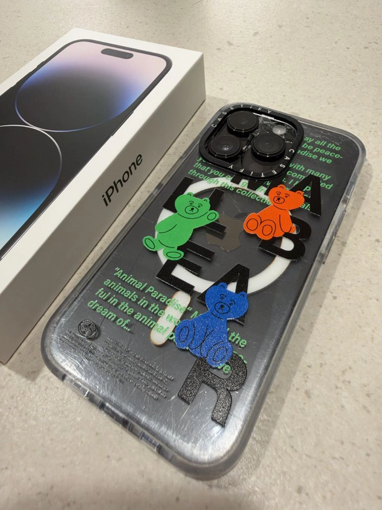 아이폰 14프로 스페이스 블랙 256GB 뒷면 파손 이미지