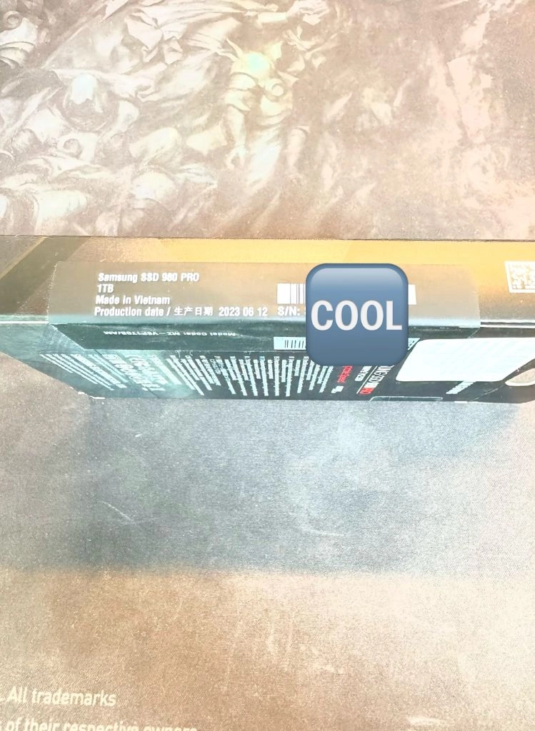 980pro M.2 NVMe SSD 1TB 직구 미개봉 이미지