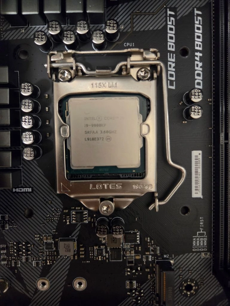 i9 990kf z390 게이밍 엣지 보드셋 팝니다 2열수냉 포함 이미지