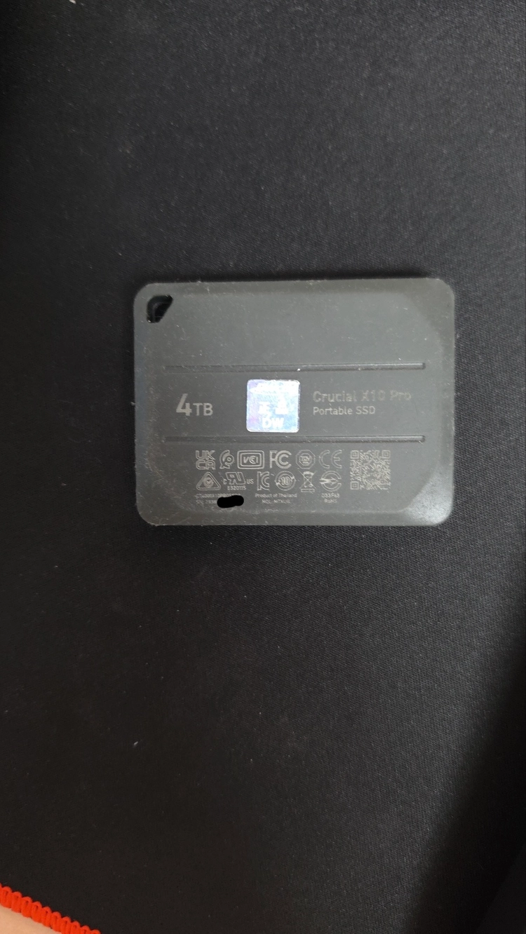 마이크론 크루셜 X10 pro 4TB SSD 이미지